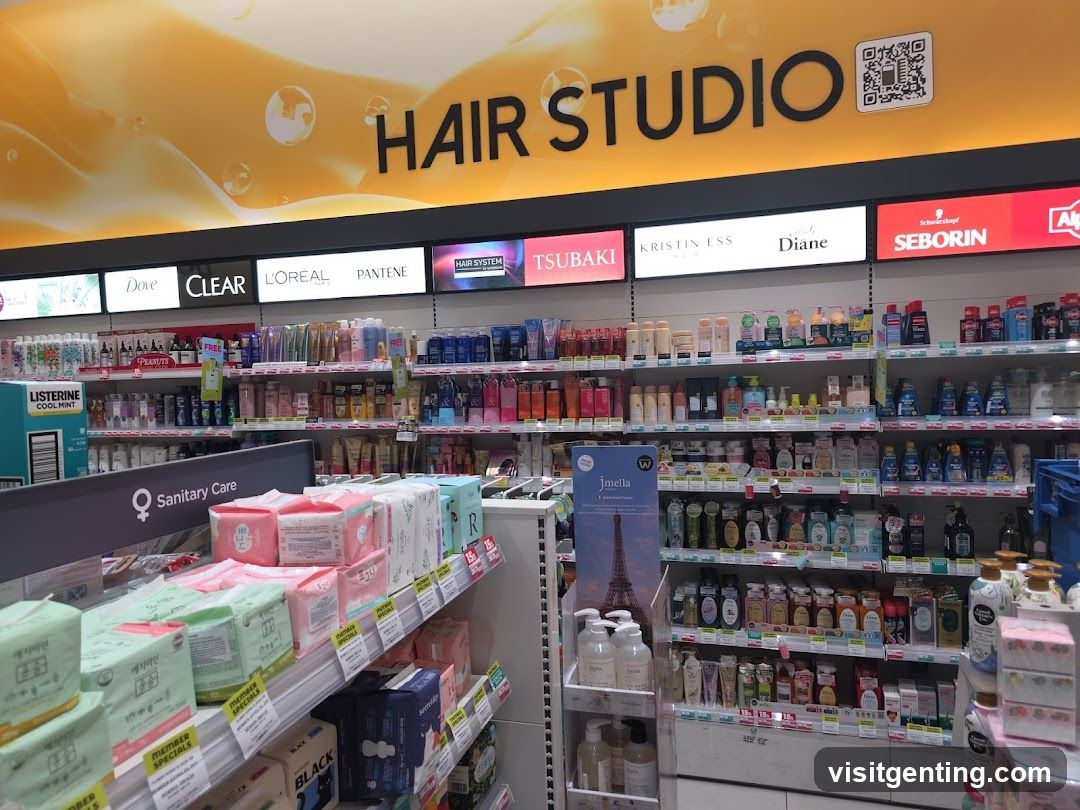 Hair Studio Section in Retail Store
