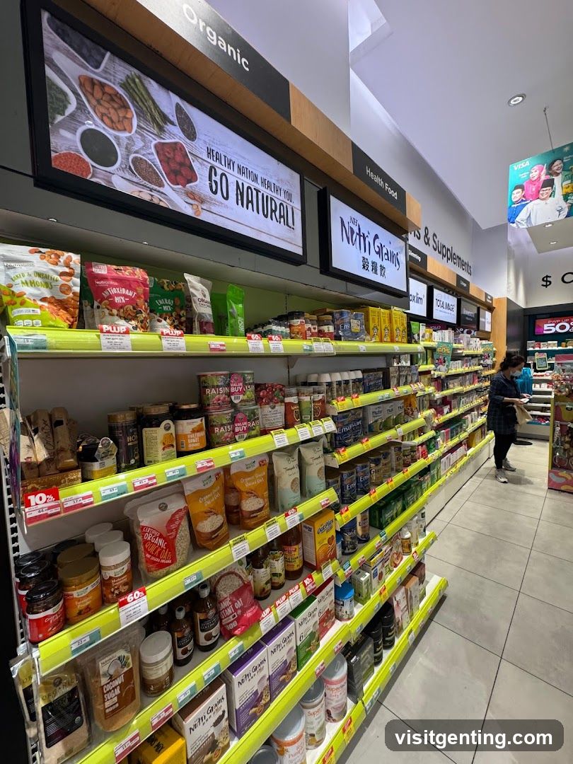 Health Food Store Interior