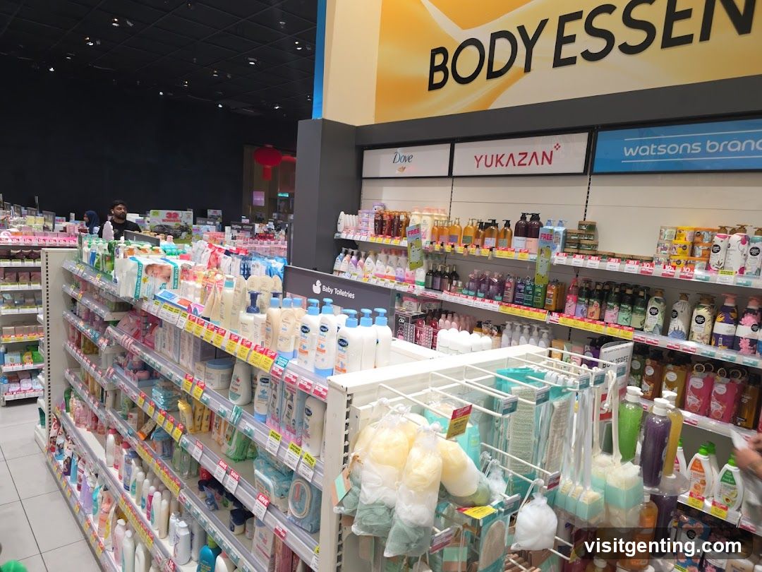 Store Interior - Body Essentials Section