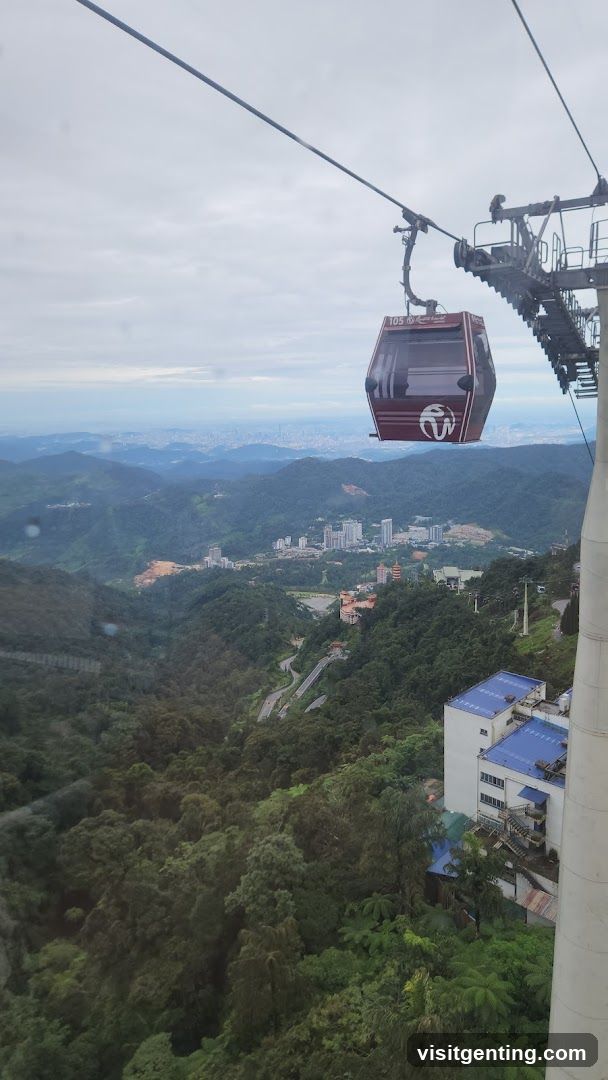 Cable Car View from Mount Bukit Bendera