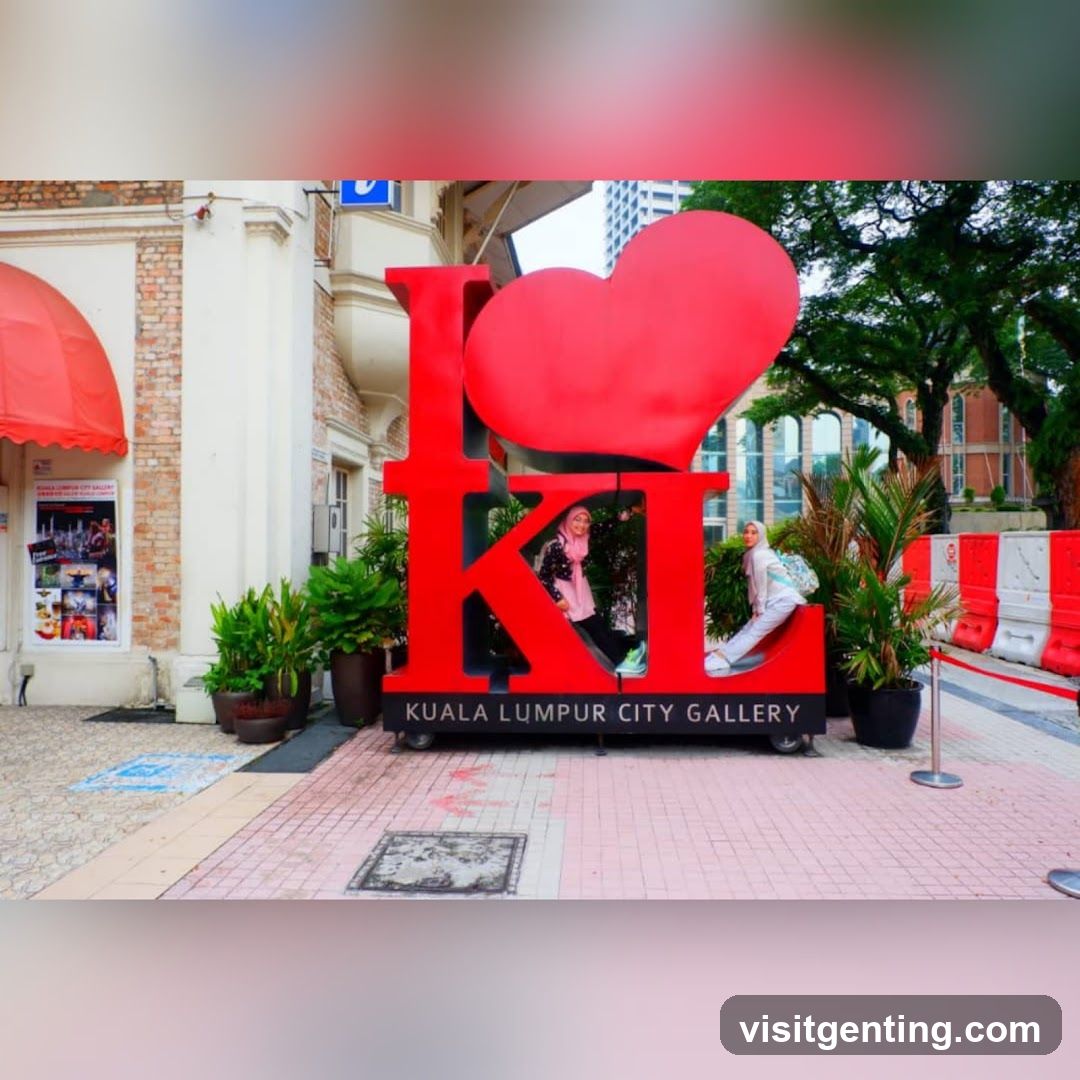 I ♥ KL Signage at Kuala Lumpur City Gallery
