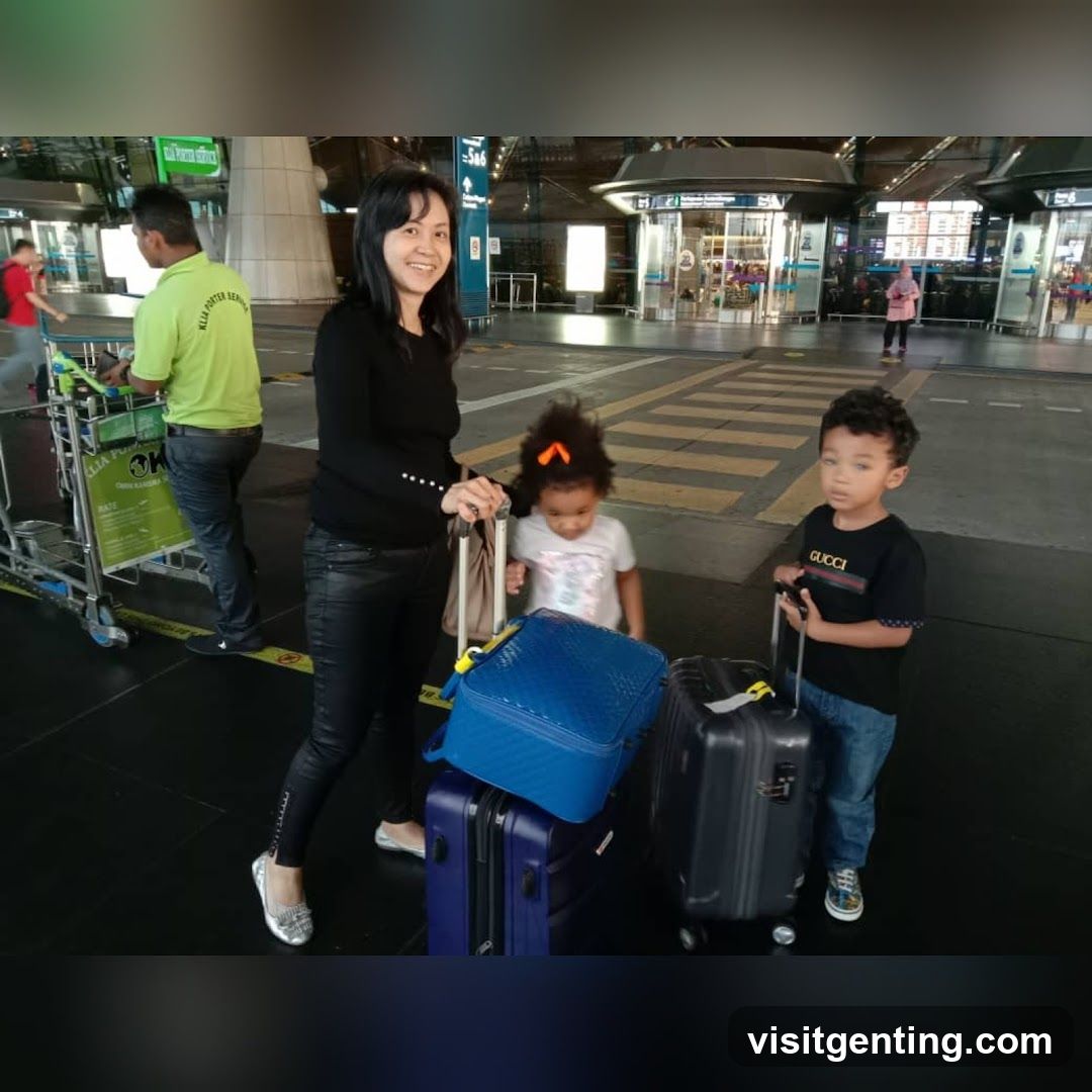 Family at Airport Terminal