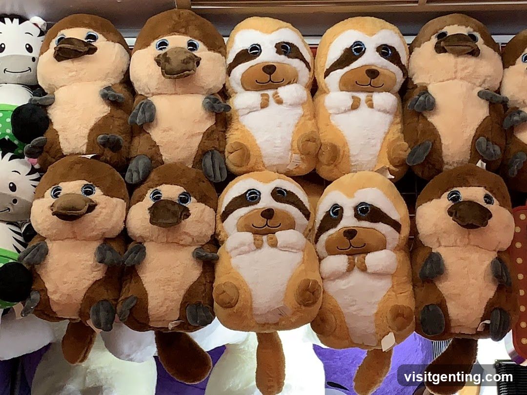 Plush Animals Display