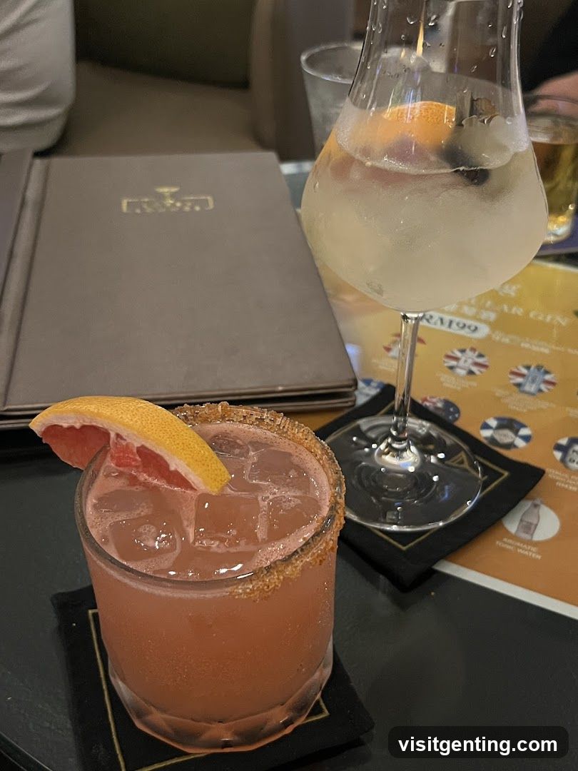 Cocktail Drinks at Bar
