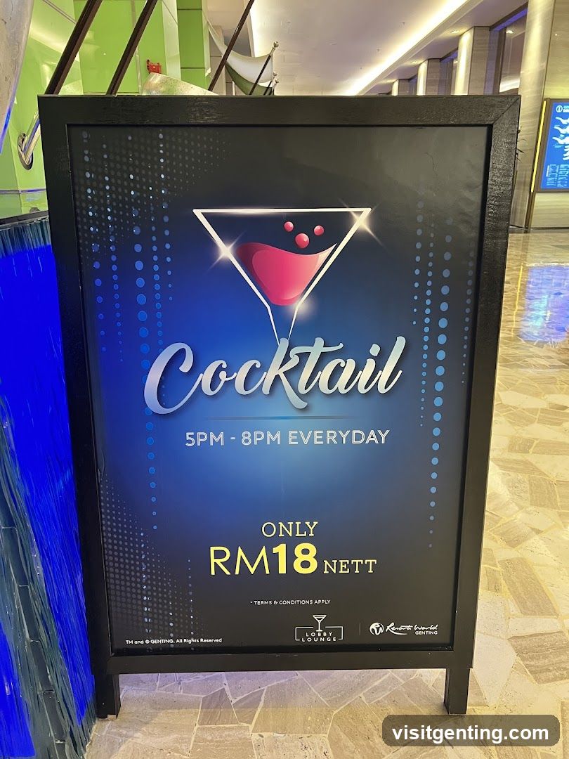 Cocktail Promotion Signboard