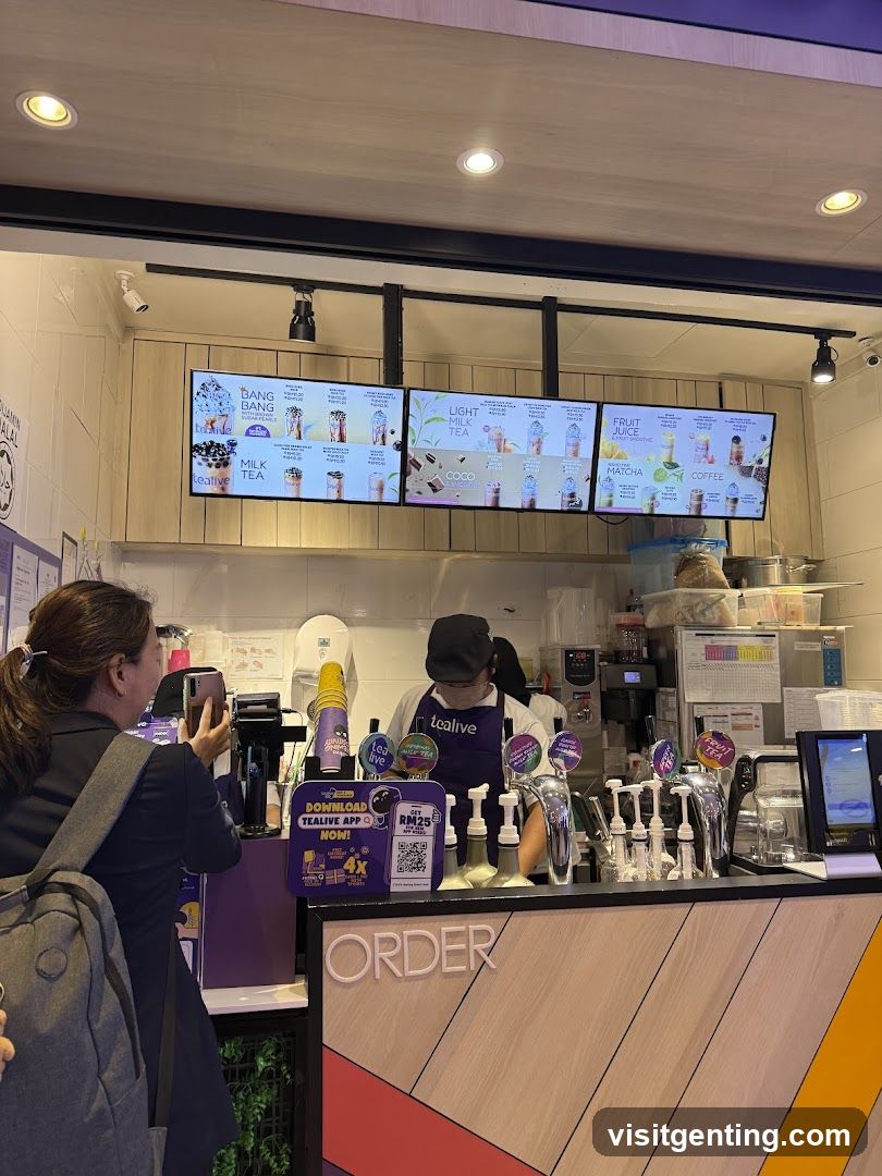 Tealive Beverage Counter