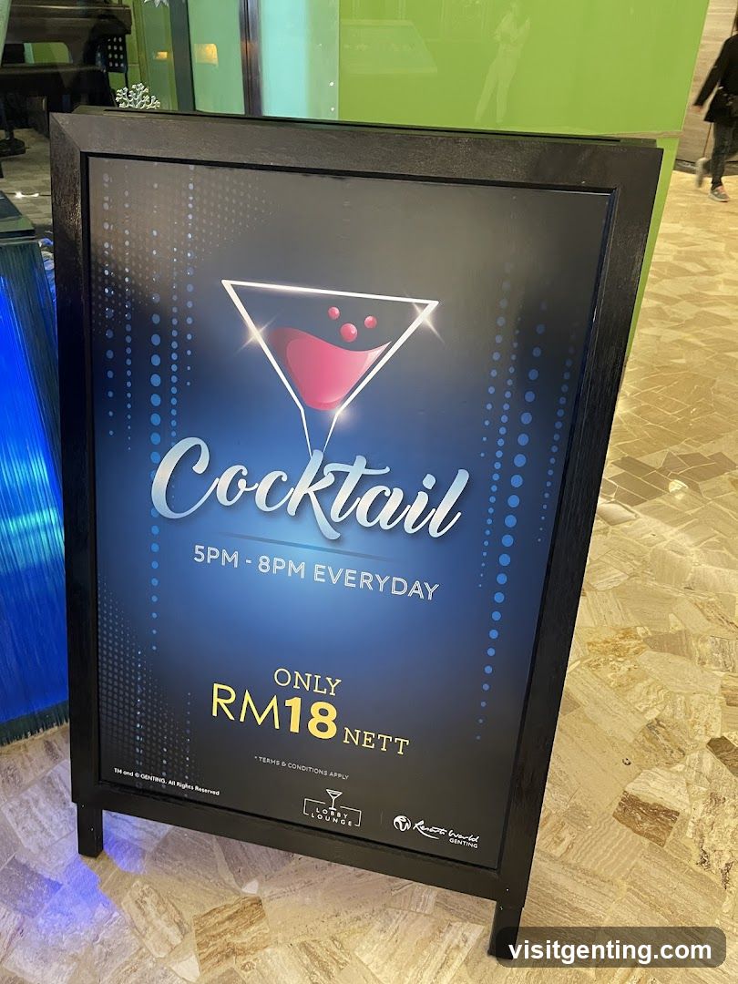 Cocktail Promotion Signboard