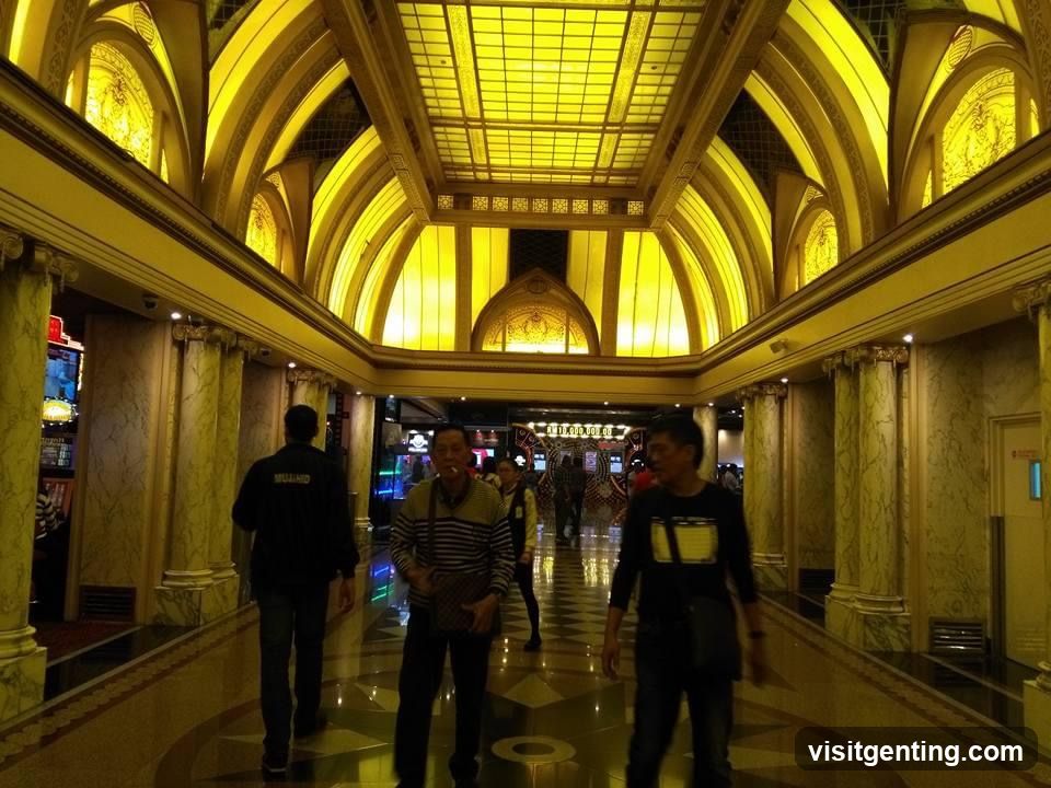 Interior hallway of a building
