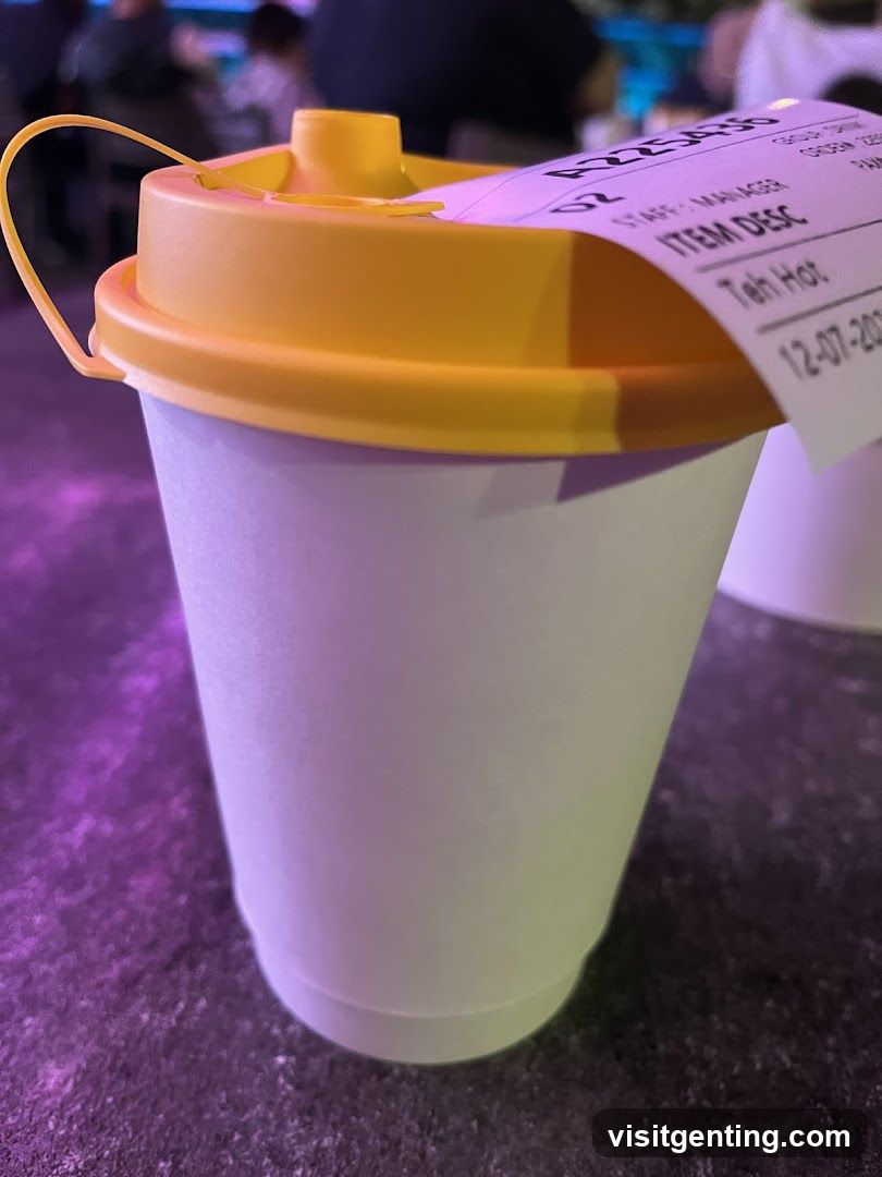 Coffee Cup with Receipt