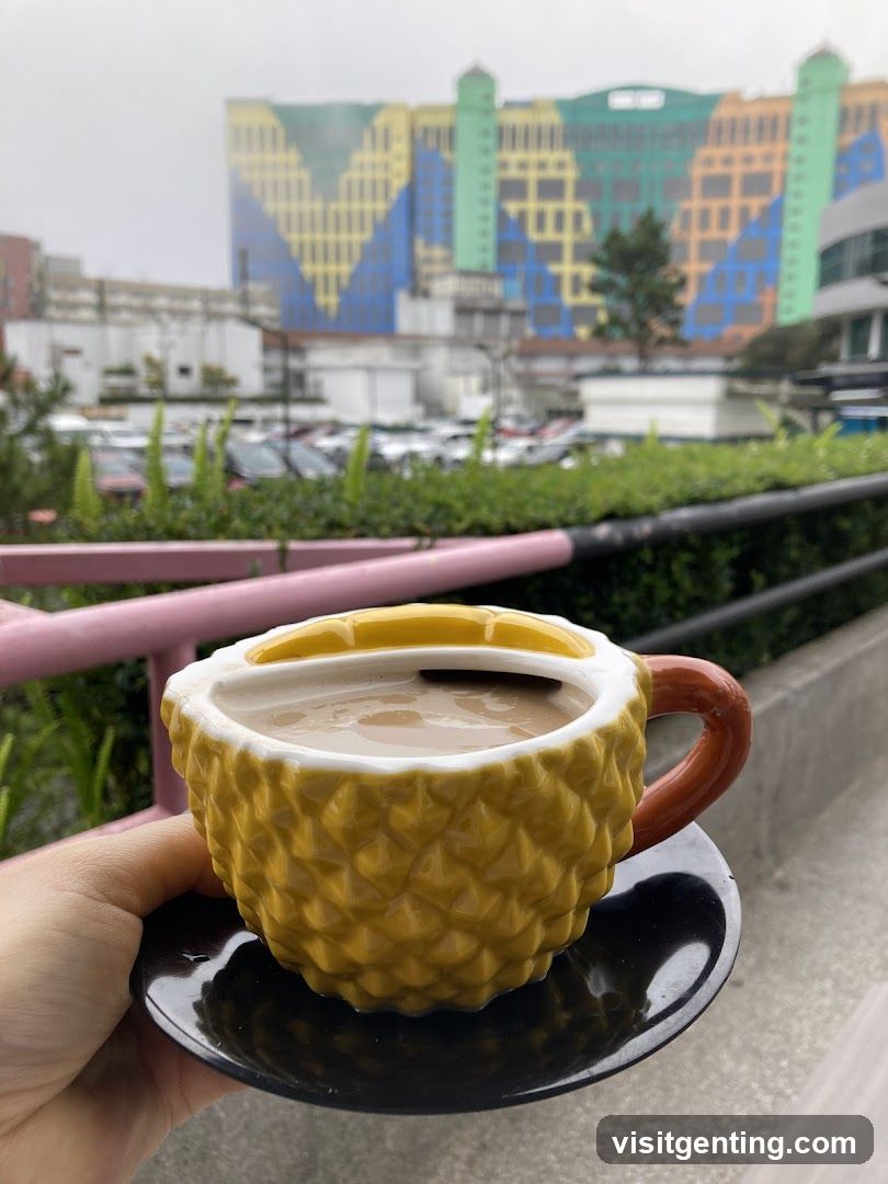 Coffee Cup on Balcony