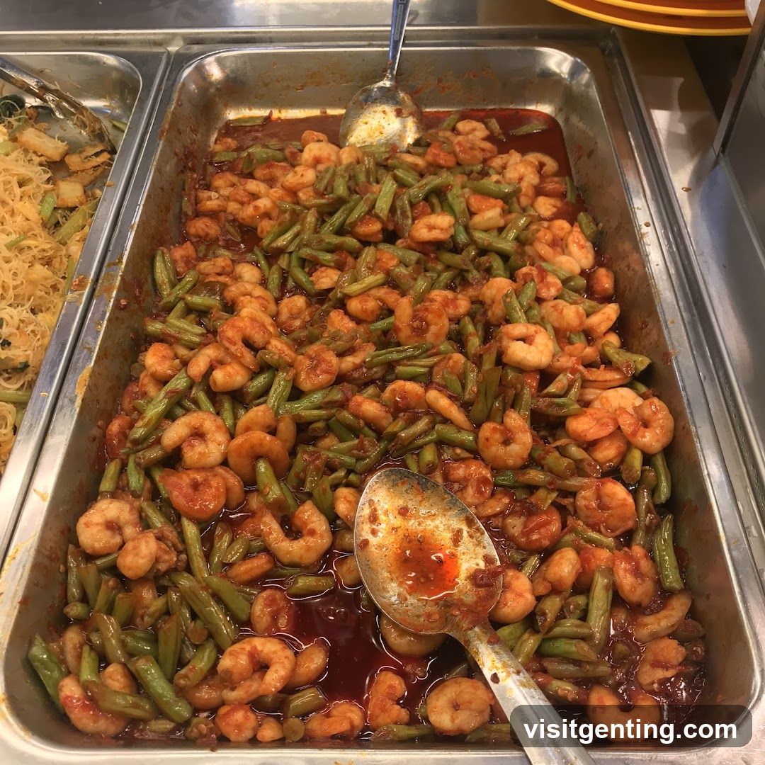 Food Display in Serving Tray
