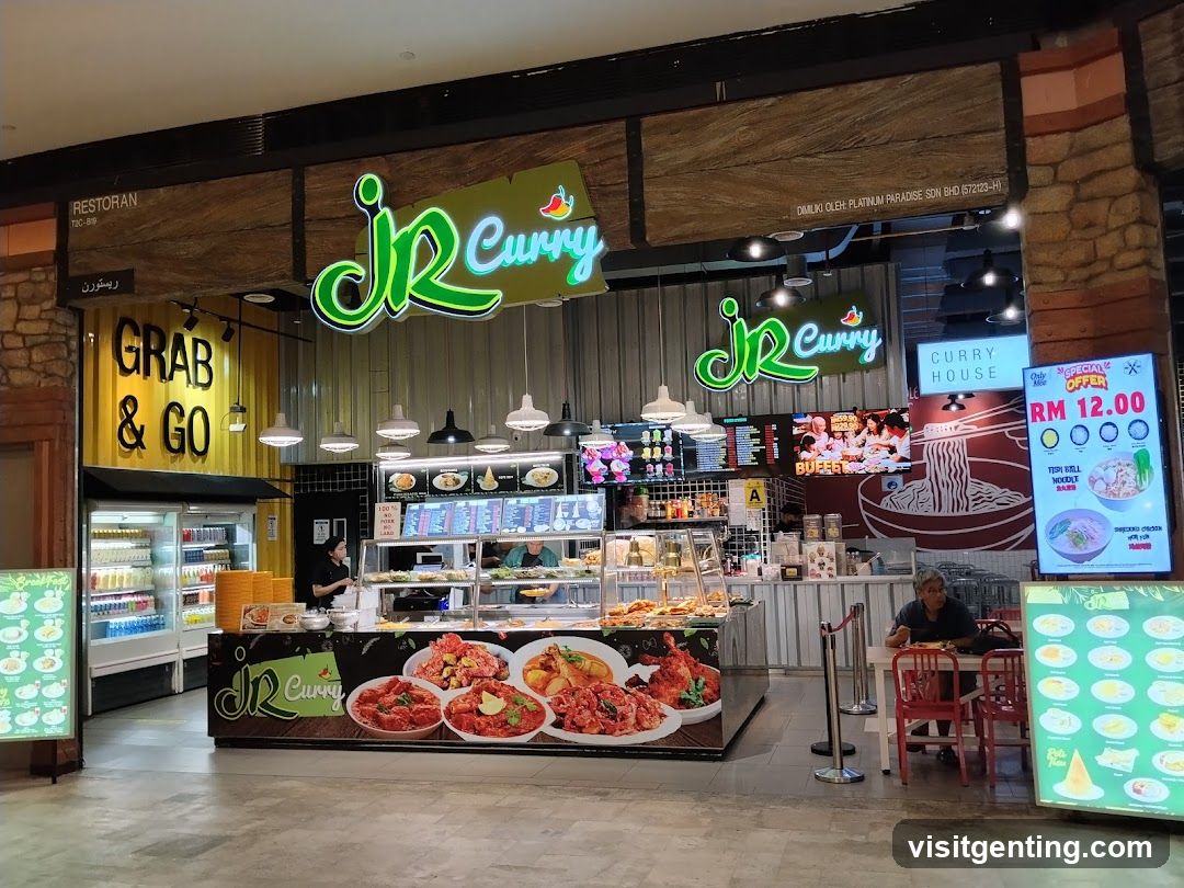 JR Curry Restaurant Interior