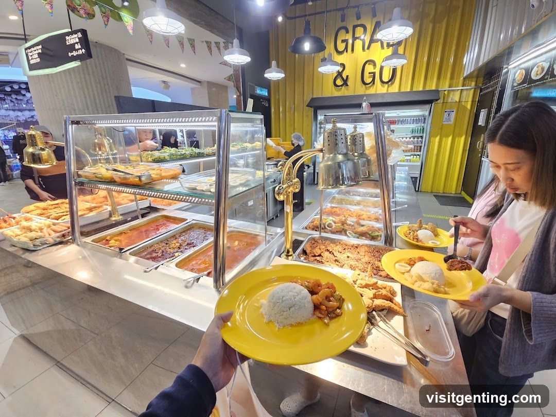 Food court interior
