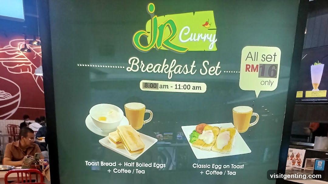 JR Curry Breakfast Set