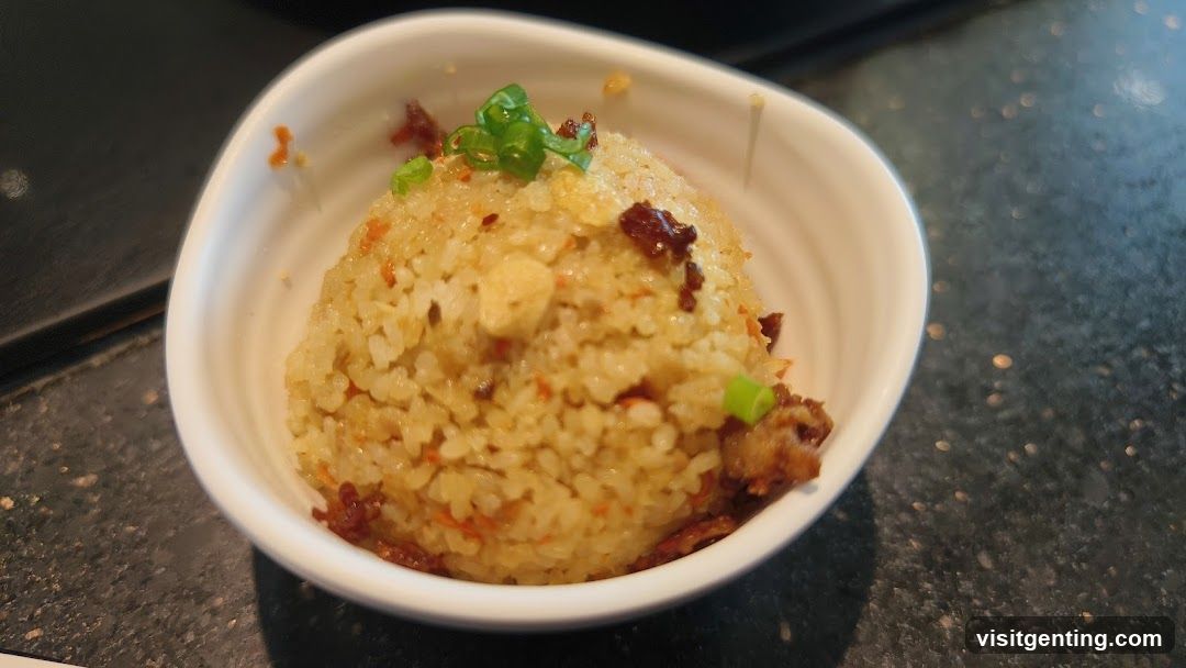 Rice dish in white bowl