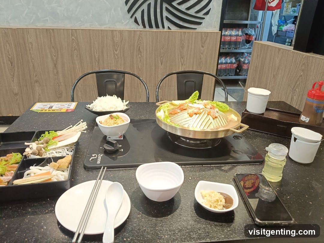 Restaurant Interior Table Setup