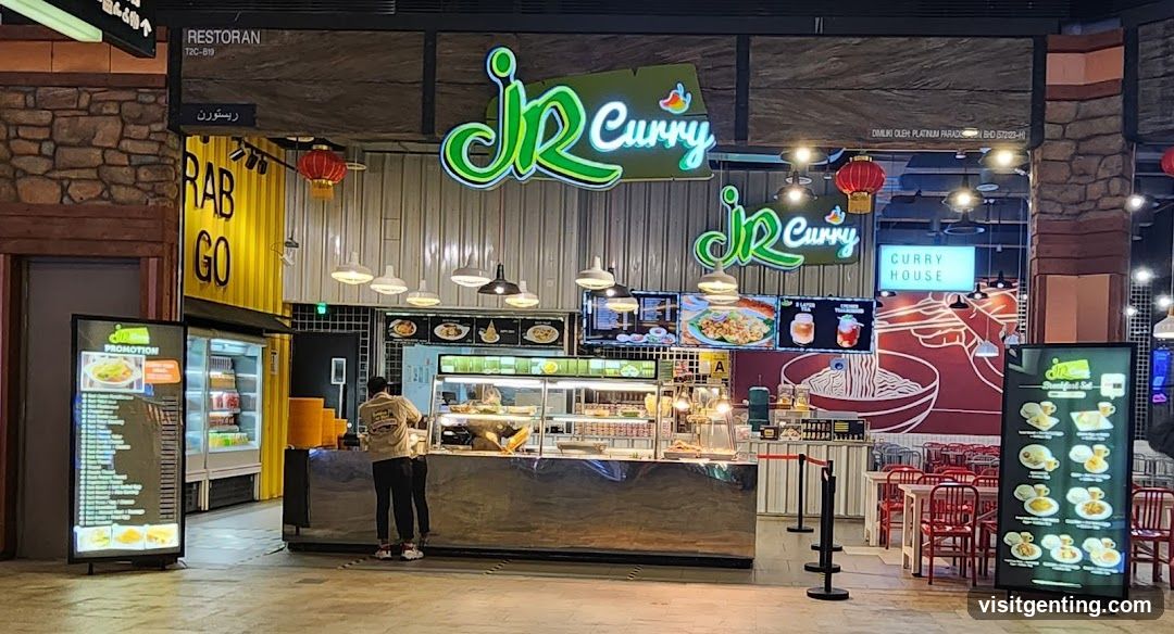 JR Curry Restaurant Interior