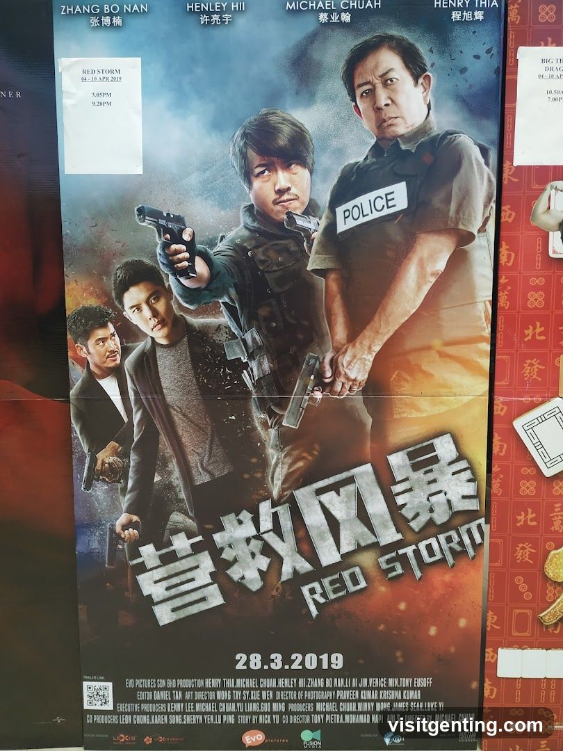 Movie Poster for 'Red Storm'