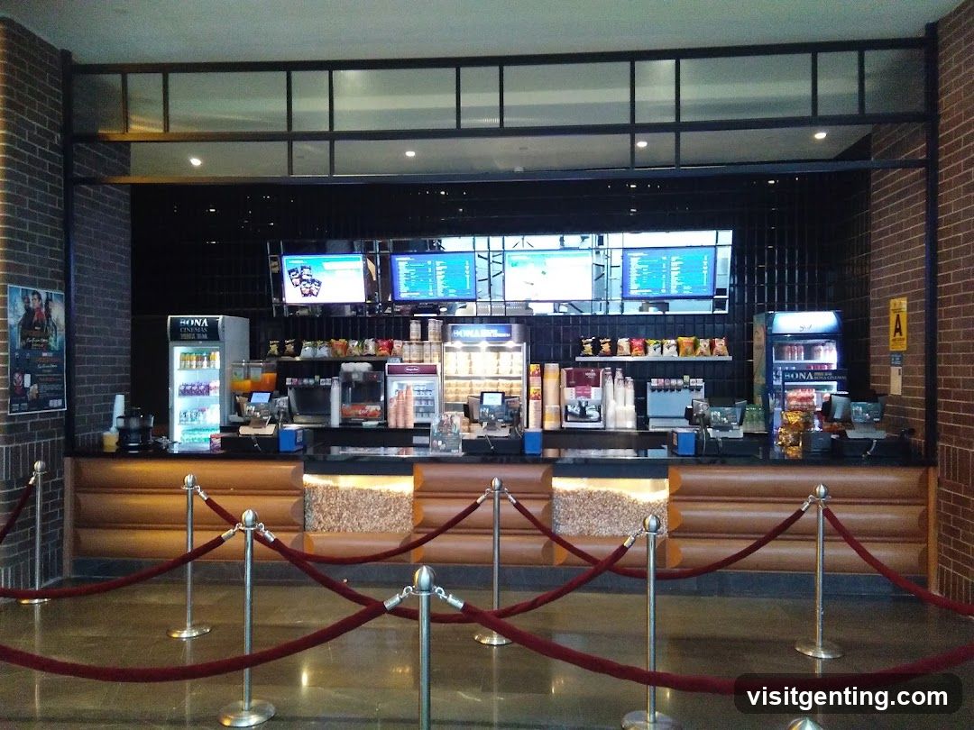 Cinema concession area