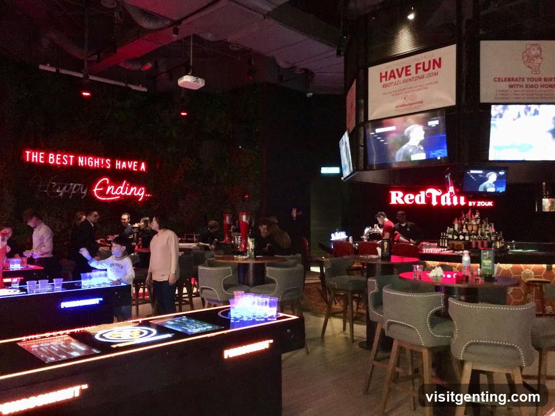 Interior of a nightlife venue