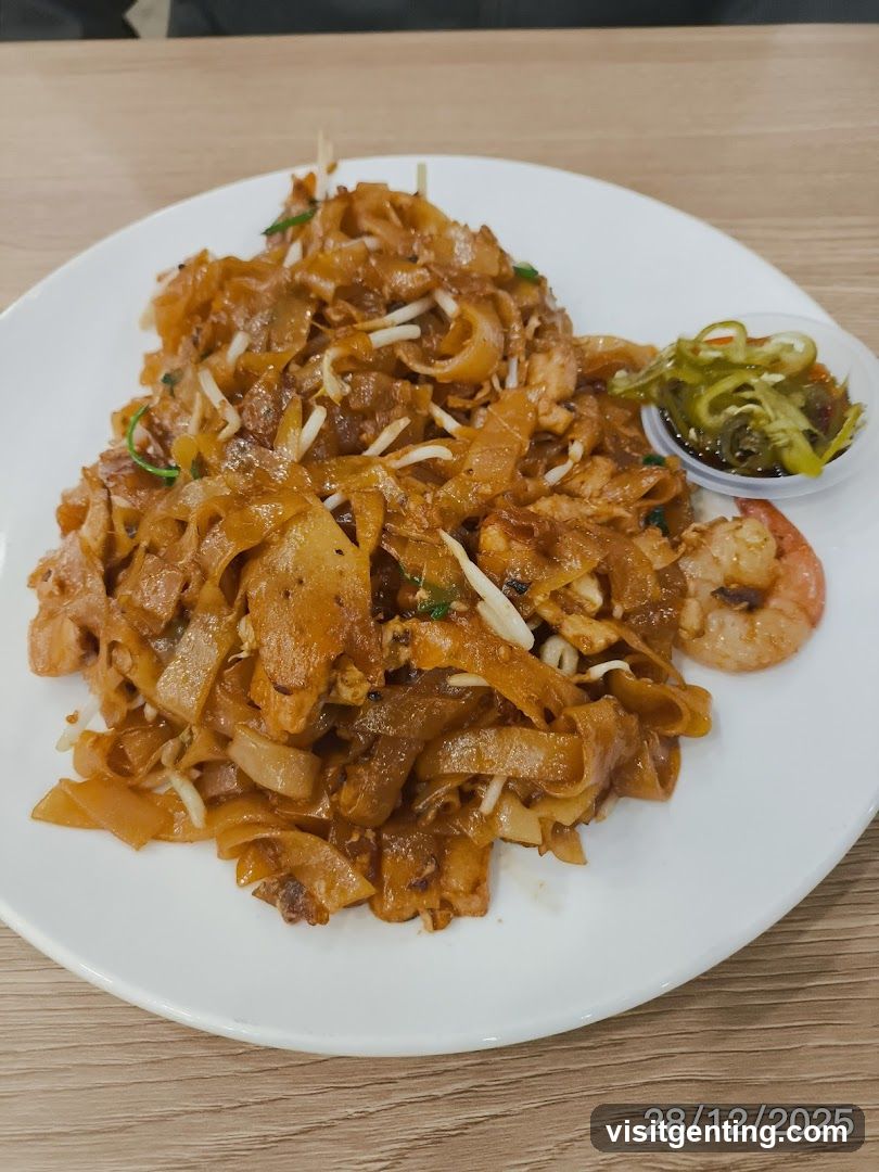 Food Plate on Wooden Table