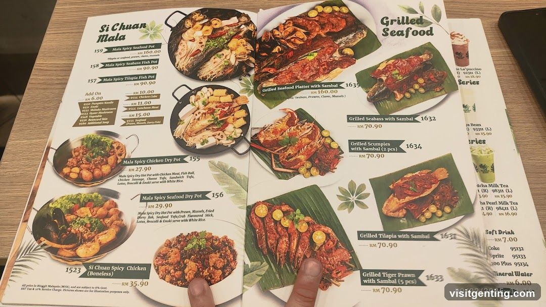 Si Chuan Mala Menu