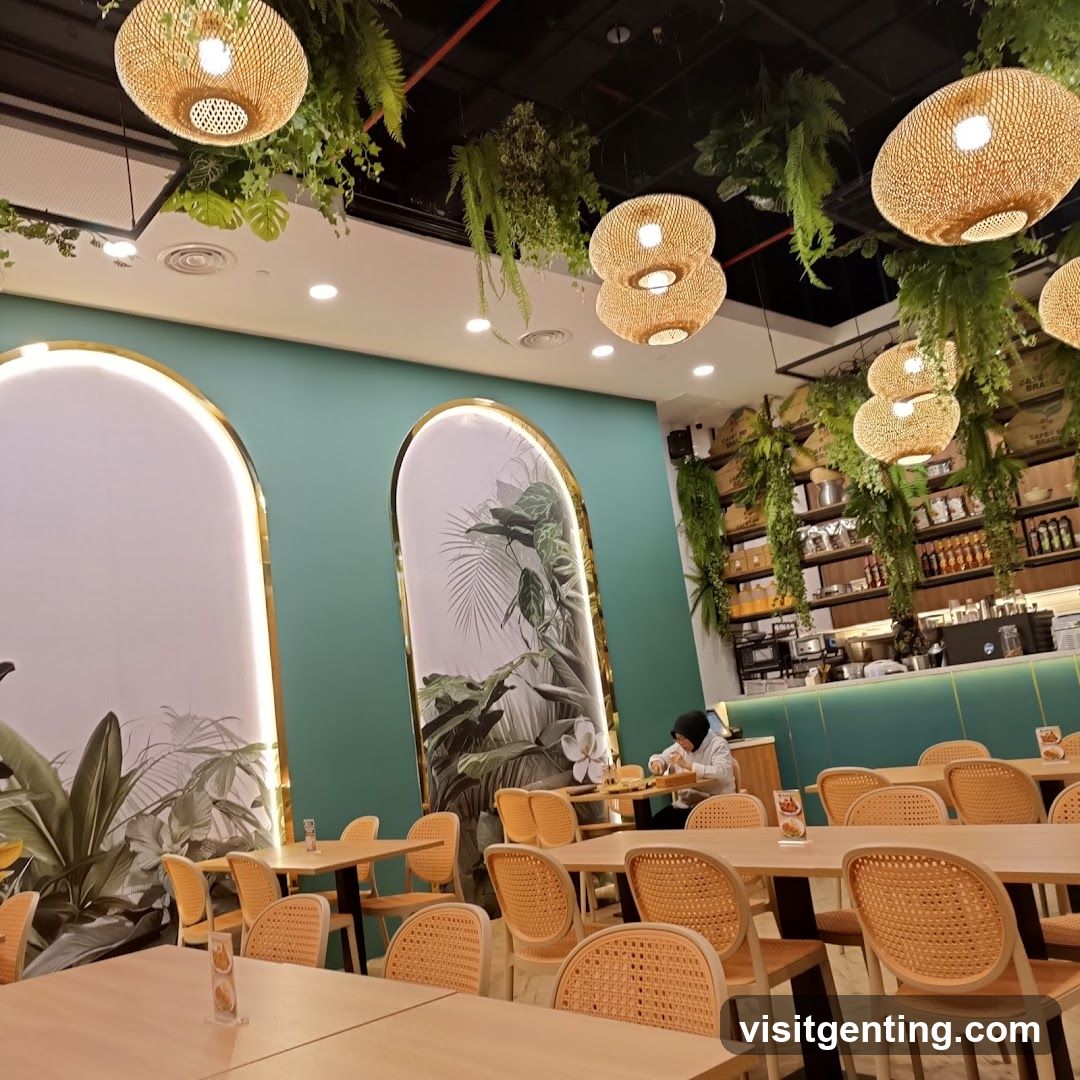 Interior of a café