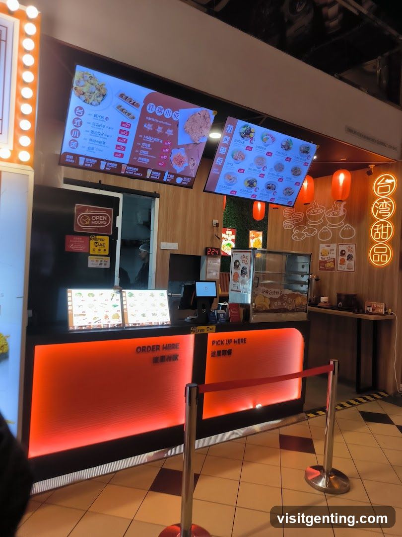 Taiwanese Dessert Shop Interior