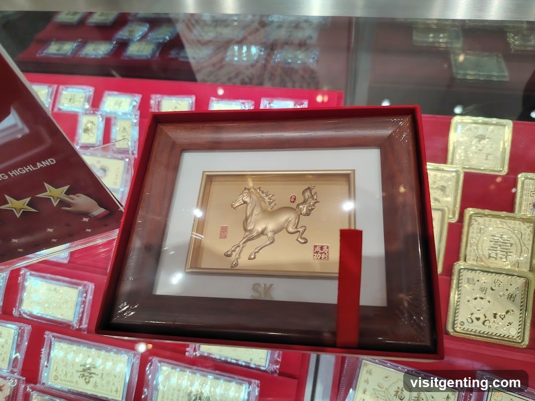 Gold Investment Items Display