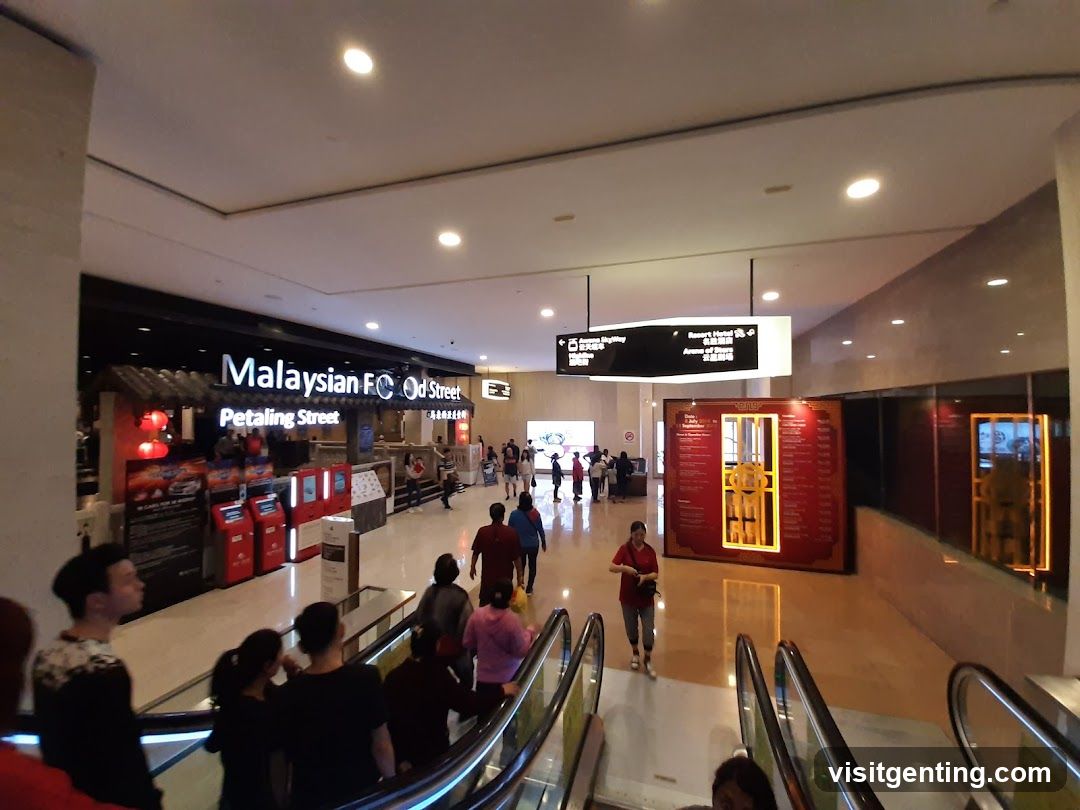 Interior of shopping mall