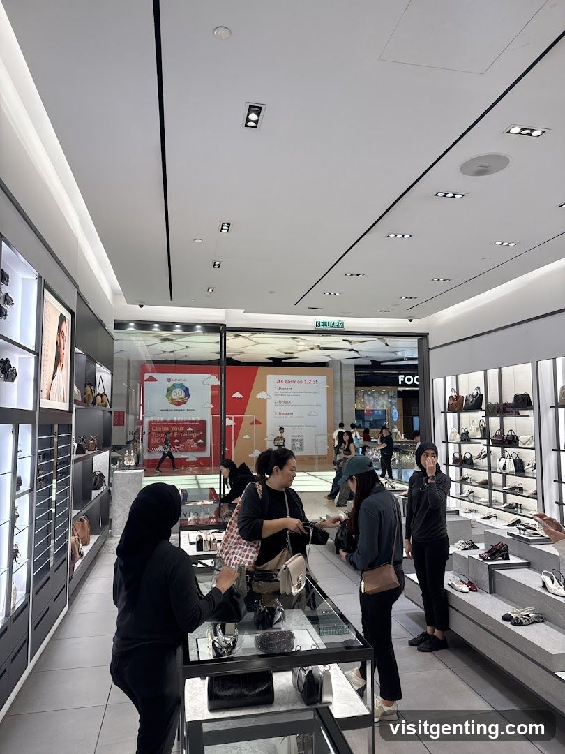 Interior of a retail store