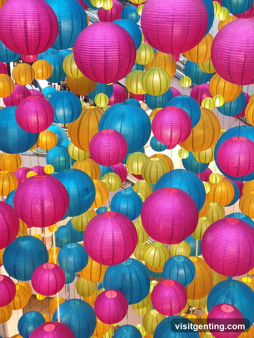 Colorful Lantern Installation