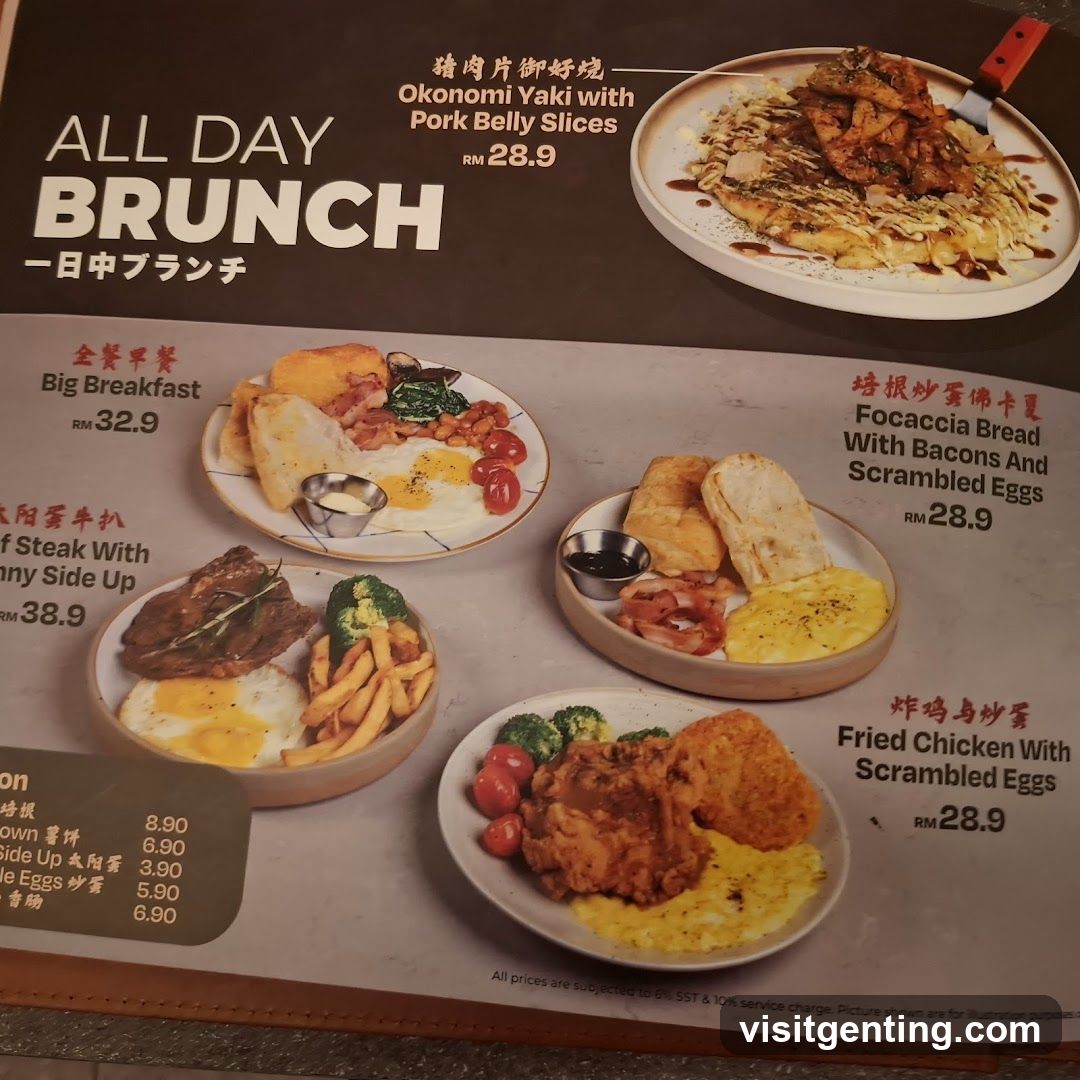 All Day Brunch Menu