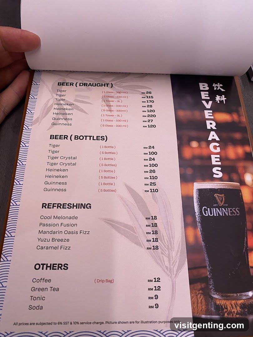 Beverage Menu