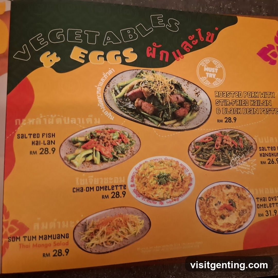 Vegetables & Eggs Section