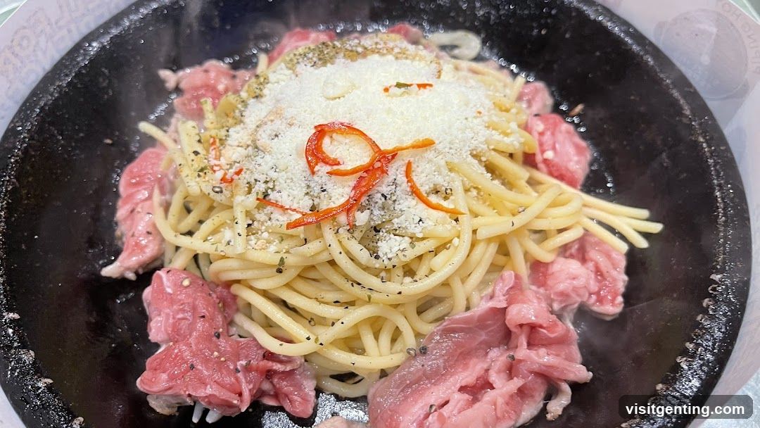 Spaghetti with beef