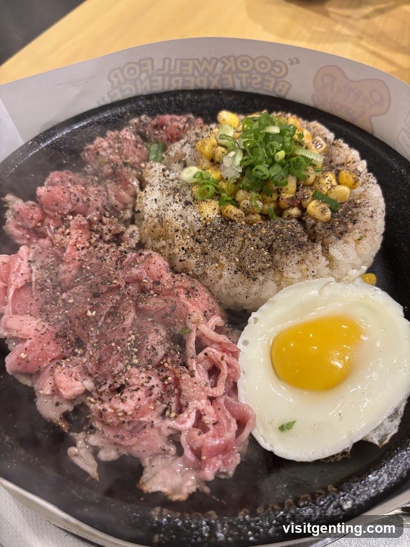 Food dish on plate