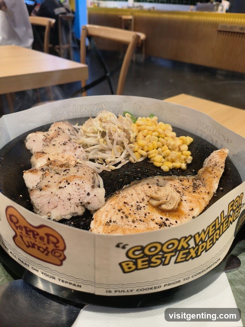 Pepper Lunch Teppan Grill Meal