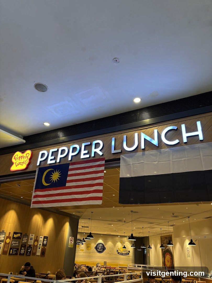 Pepper Lunch storefront interior view