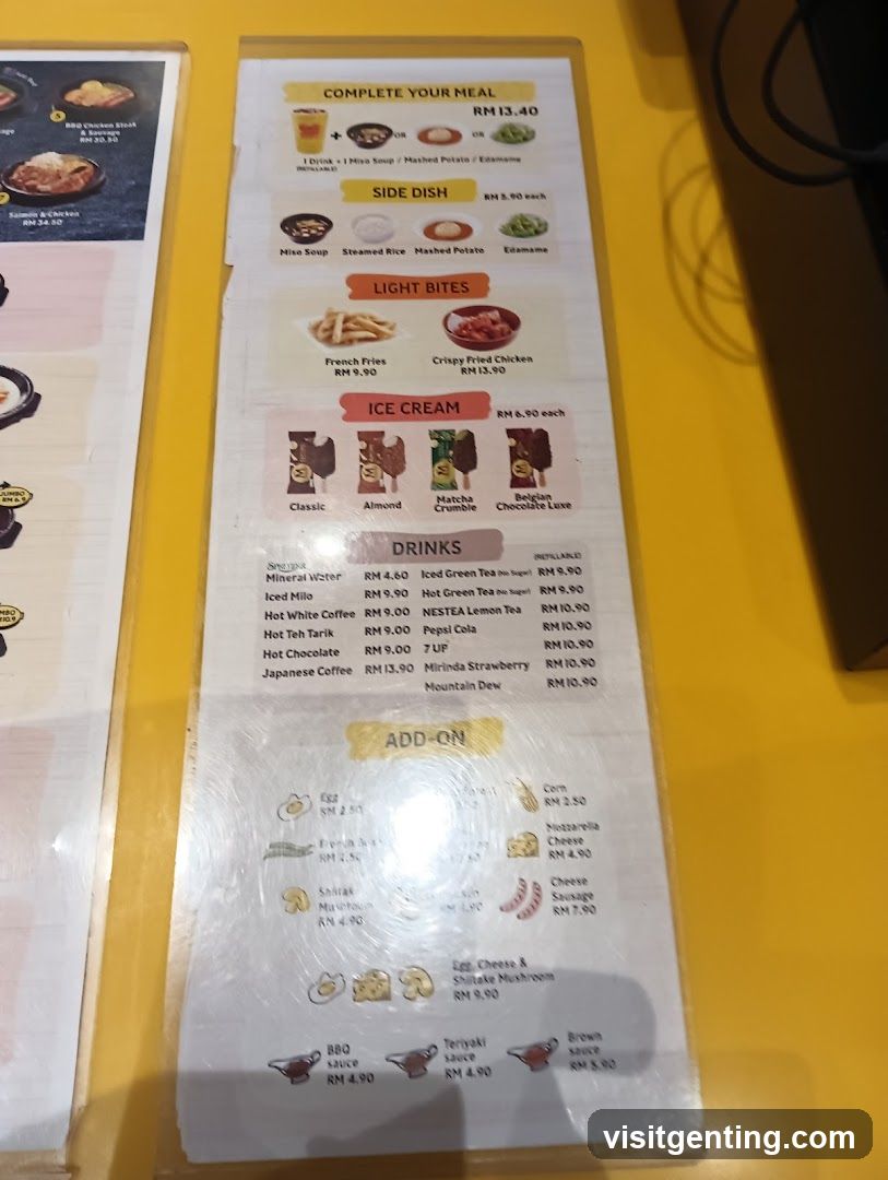 Restaurant Menu