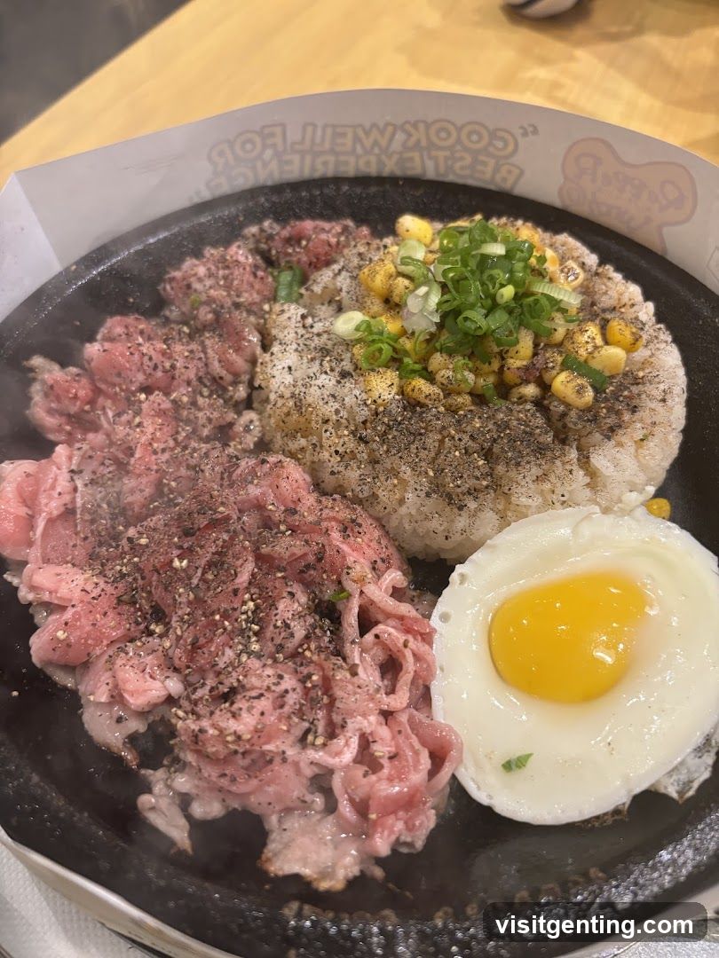 Food dish on plate