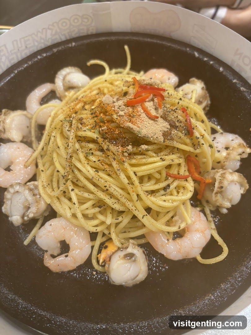 Seafood Pasta Dish