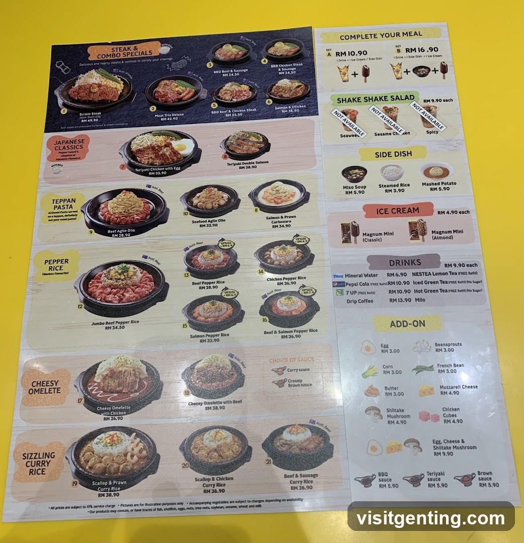 Restaurant Menu