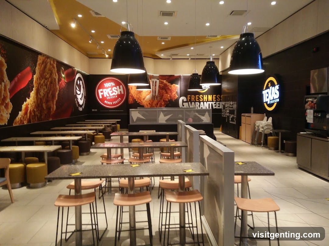 Texas Chicken Restaurant Interior