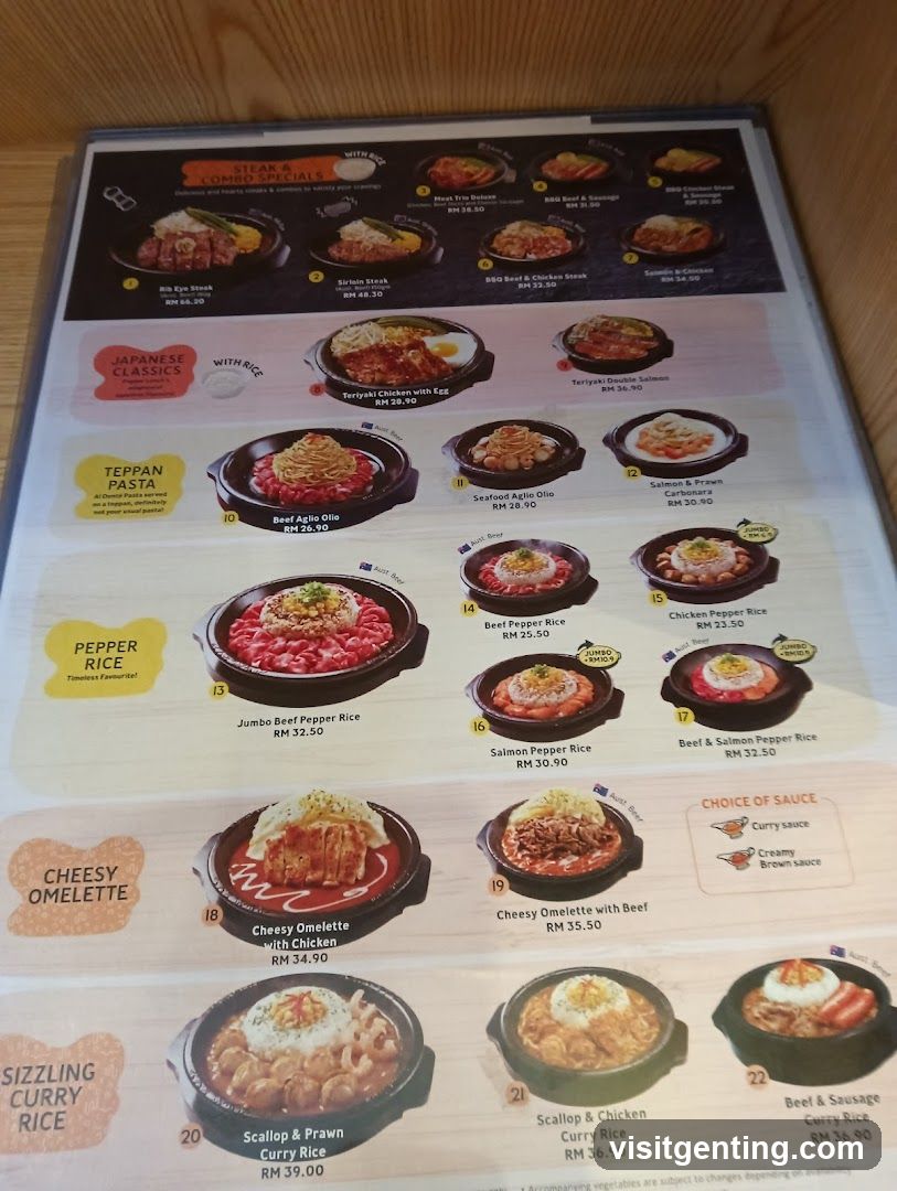 Restaurant Menu