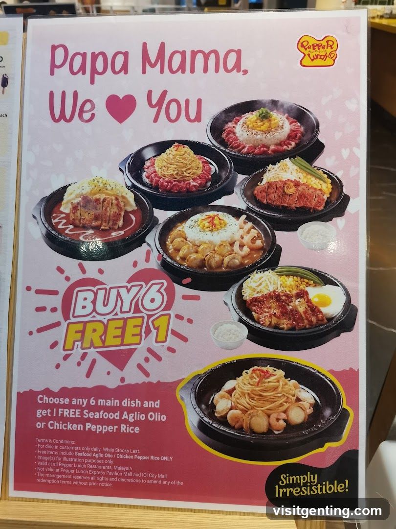 Pepper Lunch promotional poster