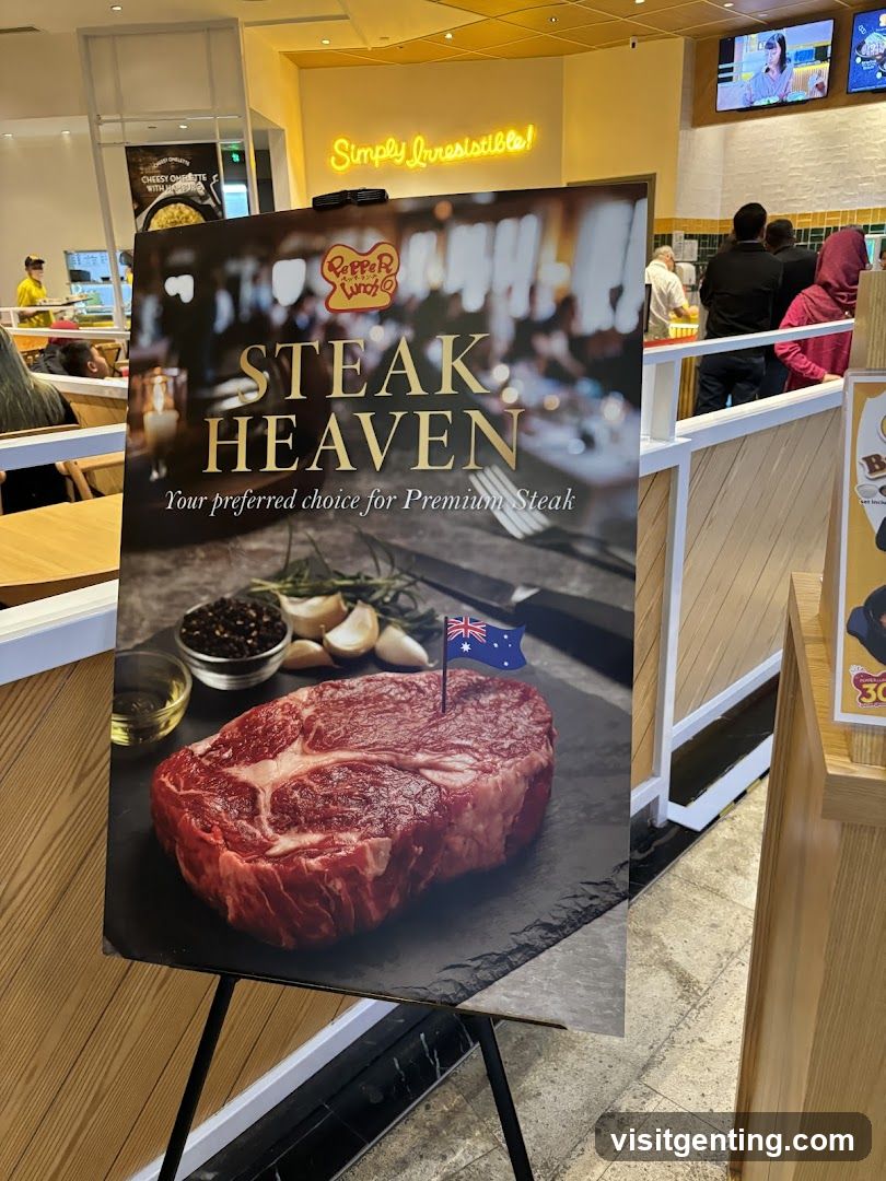 Steak Heaven Promotion Display
