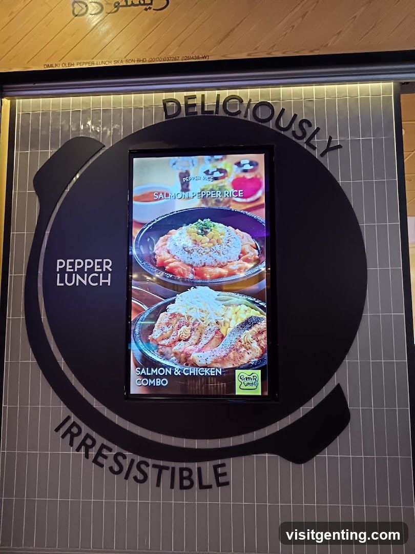 Pepper Lunch Storefront Signage