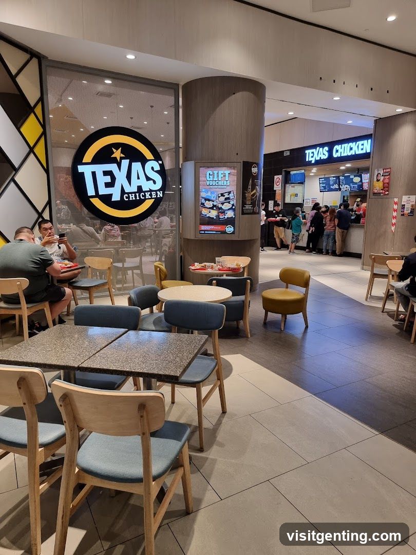 Texas Chicken Restaurant Interior