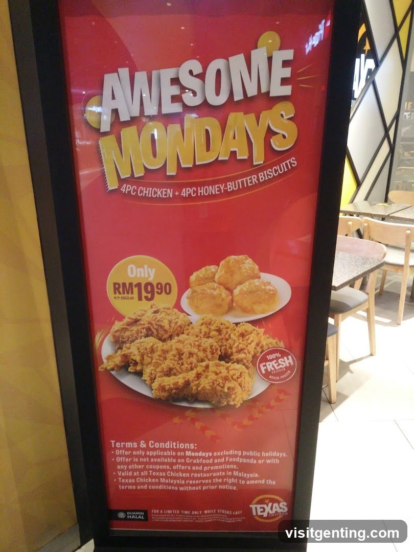 Texas Chicken promotional poster